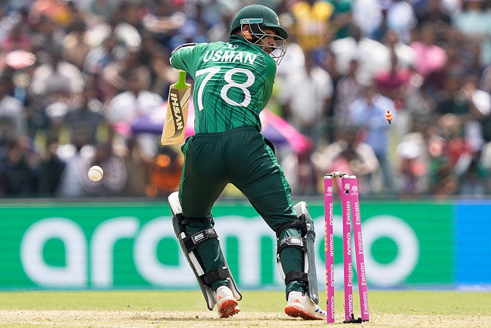 Netherlands vs Pakistan T20 World Cup cricket photos-Usman Khan