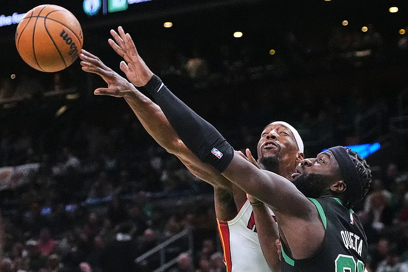 Boston Celtics vs Miami Heat NBA basketball game-Bam Adebayo