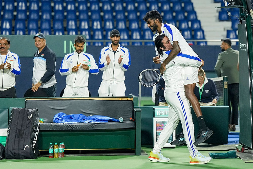 Davis Cup: Netherlands vs IND Dhakshineswar Suresh