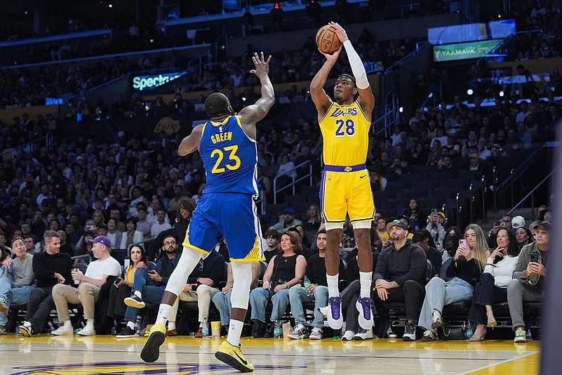 NBA Basketball Game: Golden State Warriors vs Los Angeles Lakers