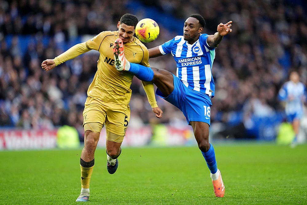 Brighton vs Crystal Palace Premier league soccer match-Danny Welbeck