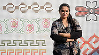 The Artificial In Art: At The Intersection Of AI And Tech At India Art Fair 2026 Vikram Sharma/Outlook : New Media artist Afrah Shafiq pushes the envelope of augmented reality at the India Art Fair 2026