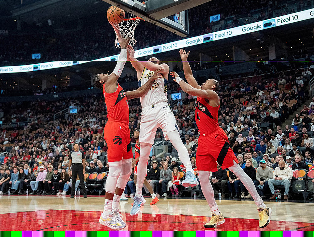 Toronto Raptors vs Indiana Pacers nba basketball game-Jay Huff