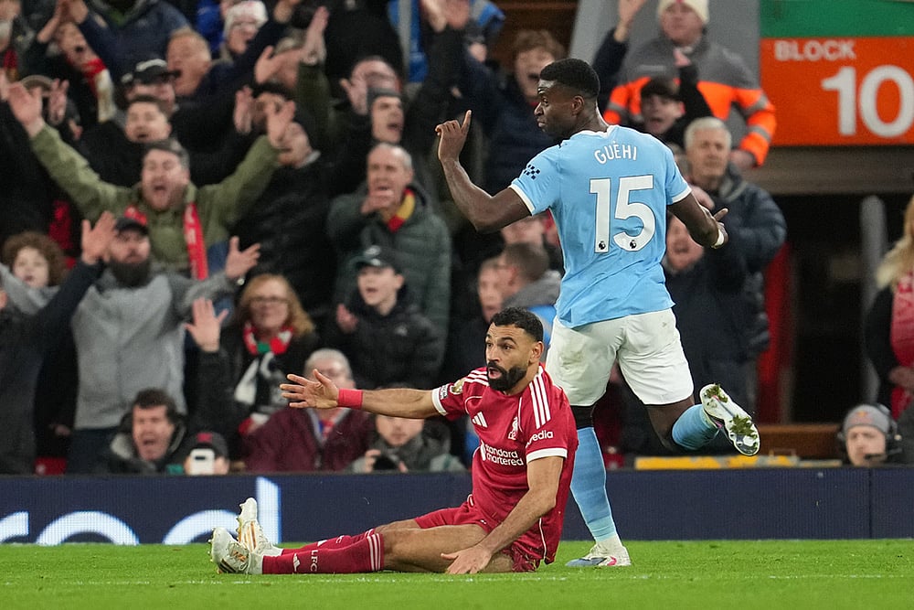 liverpool vs manchester city premier league soccer-Mohamed Salah