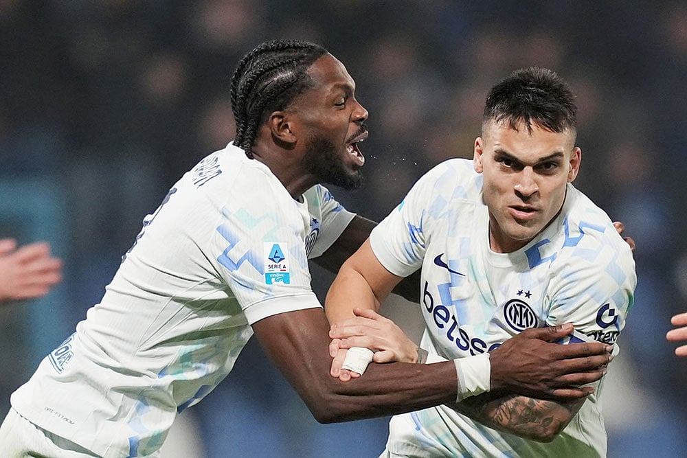 Serie A Soccer Match: Sassuolo vs Inter Milan