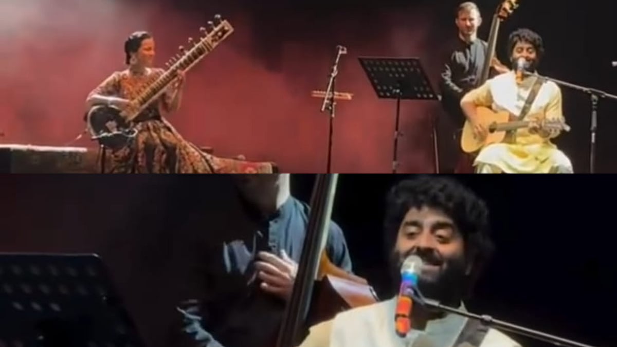 Instagram : Arijit Singh performs with Anoushla Shankar at his first concert after playback retirement