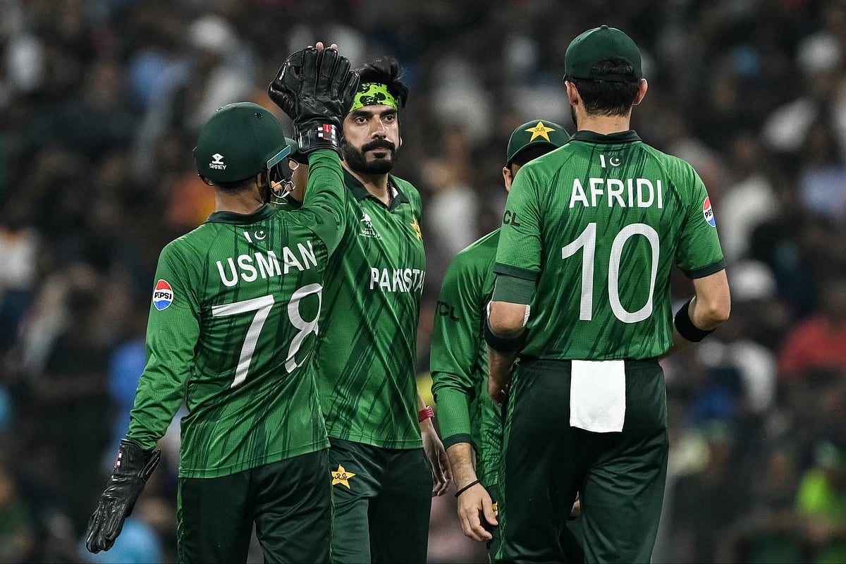 T20WorldCup/X : Pakistan cricketers celebrating win against USA in ICC T20 World Cup 2026 Group A encounter. 
