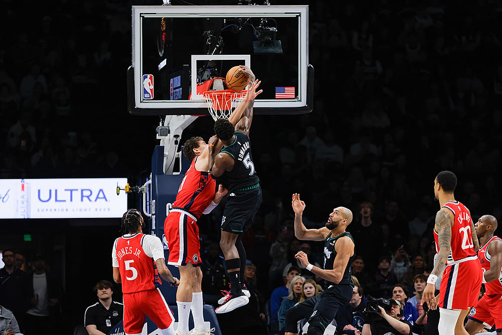 Clippers vs Timberwolves NBA Basketball game-Anthony Edwards
