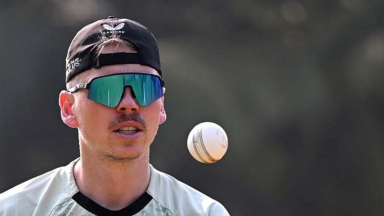 BLACKCAPS/X : Michael Bracewell in New Zealand team training session. 