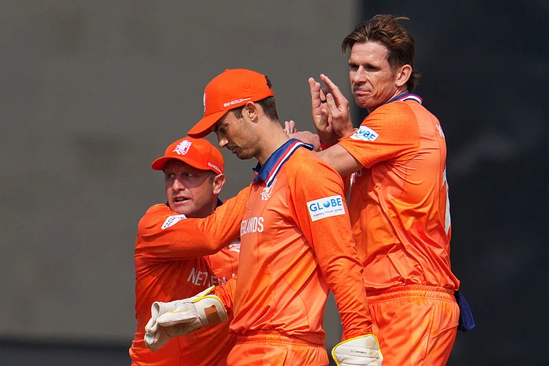 Namibia vs Netherlands T20 World Cup Cricket match-Fred Klaassen