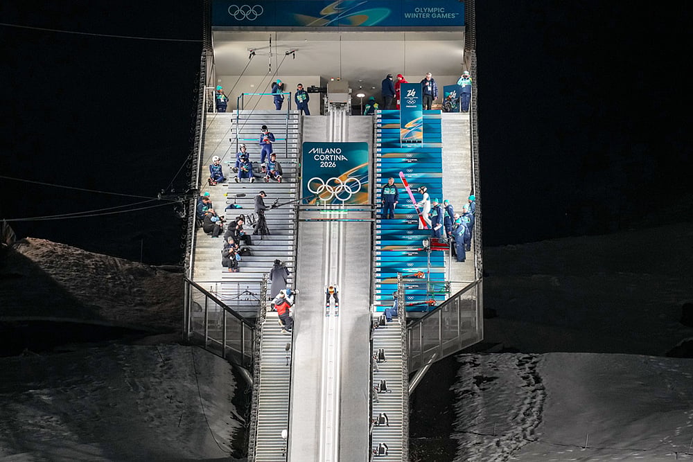 Milan Cortina Olympics Ski Jumping Domen Prevc