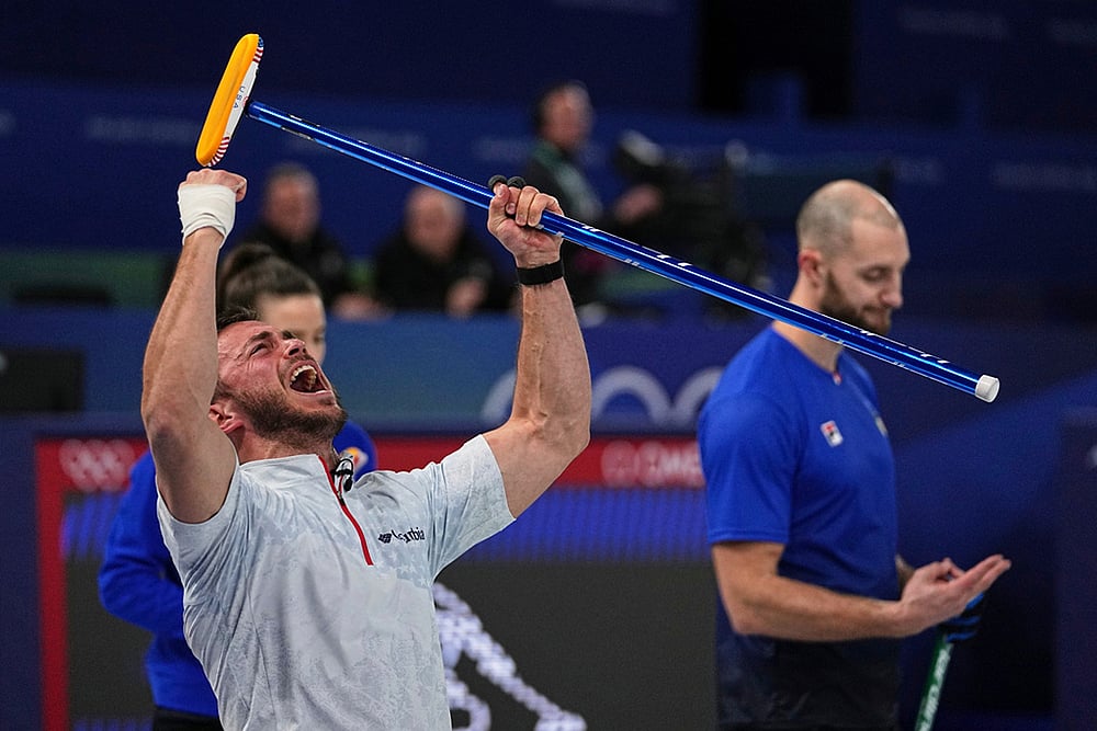 Milan Cortina Olympics Curling Korey Dropkin