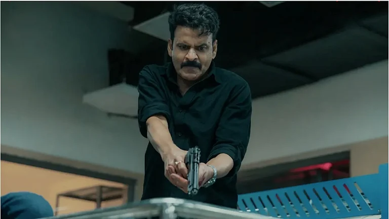 A Still From Ghooskhor Pandat - Netflix