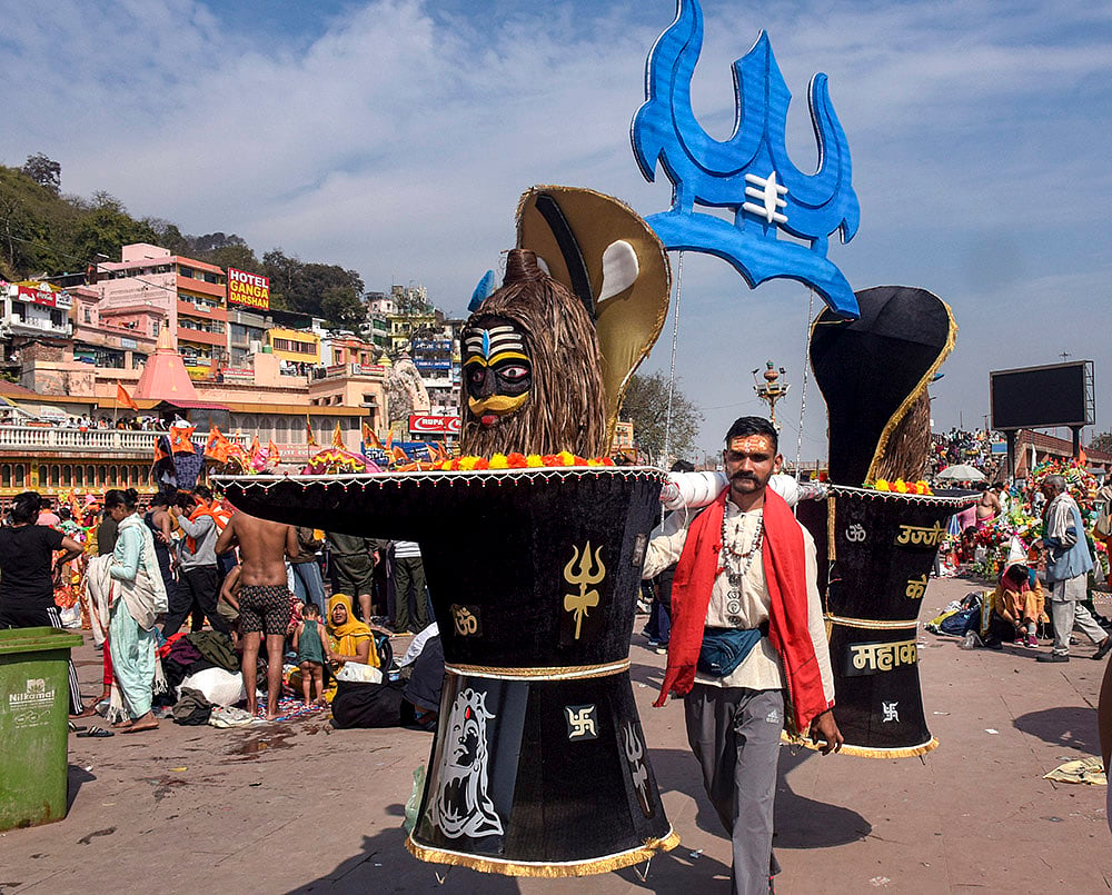 Religious procession ahead of Mahashivratri
