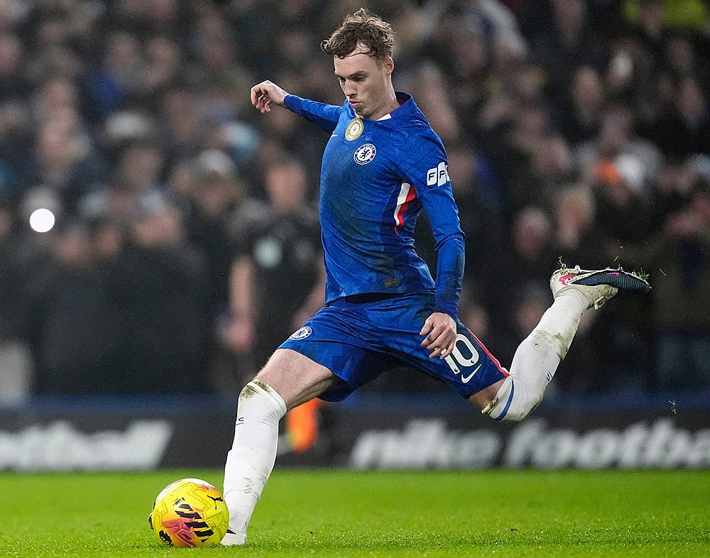 Chelsea vs Leeds United Premier league soccer match-Cole Palmer
