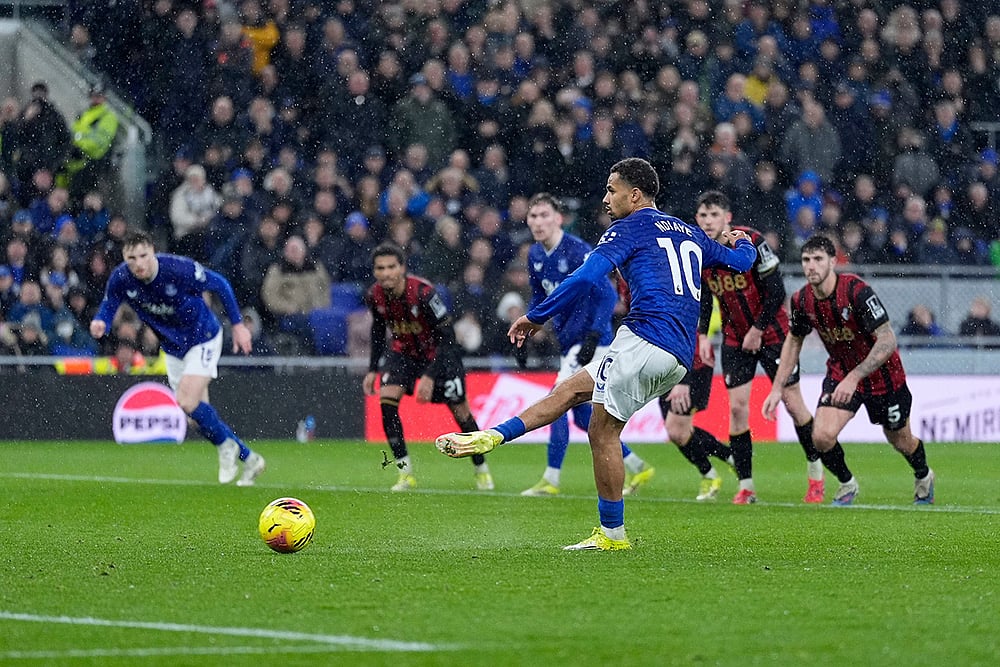 Everton Vs Bournemouth Premier league soccer match-Iliman Ndiaye