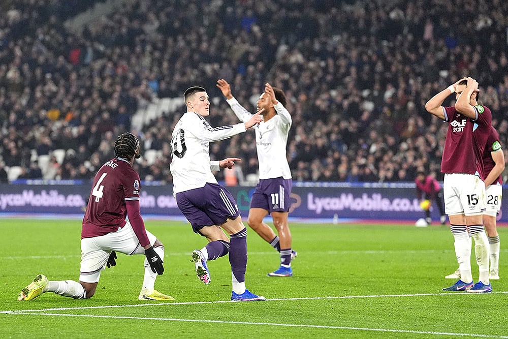 West Ham vs Manchester United Premier league soccer match-Benjamin Sesko