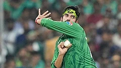 Usman Tariq criticised batters questioning his actions after getting out by him after Tim David did the same recently in The Hundred 2026. - Photo: AP/Eranga Jayawardena