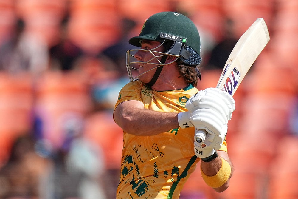 South Africa vs Afghanistan ICC T20 World Cup 2026-Dewald Brevis