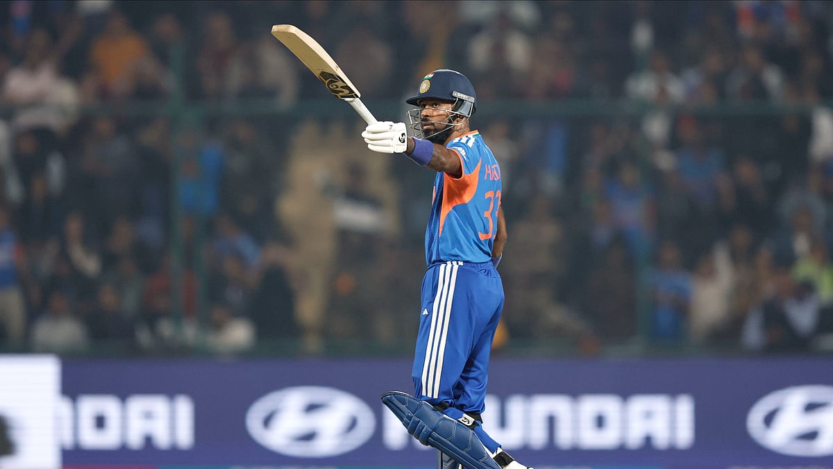 X/BCCI : Hardik Pandya stacked match-winning performance against Namibia at the Arun Jaitley Stadium on February 12, 2026.