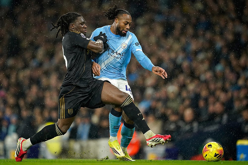 Manchester City vs Fulham Premier League soccer-Calvin Bassey