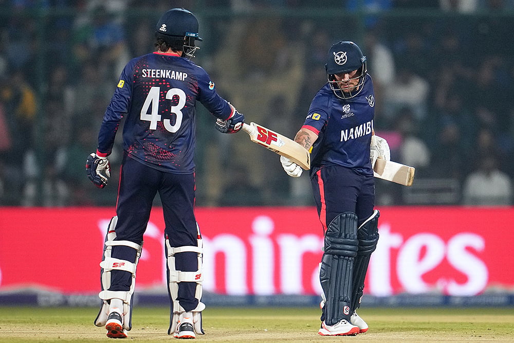 India vs Namibia T20 World Cup Cricket-Louren Steenkamp