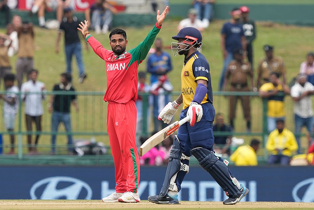Sri Lanka vs Oman T20 World Cup Cricket-Jiten Ramanandi