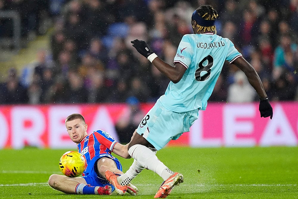 Crystal Palace vs Burnley Premier League soccer-Adam Wharton