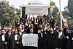 The Higher, The Lower: India's Entrenched Caste Hierarchy Feels Challenged By UGC Guidelines | Photo: IMAGO/ANI News : Advocates of Allahabad High Court stage a protest against UGC over new caste-based equality rules in colleges Prayagraj, Uttar Pradesh
