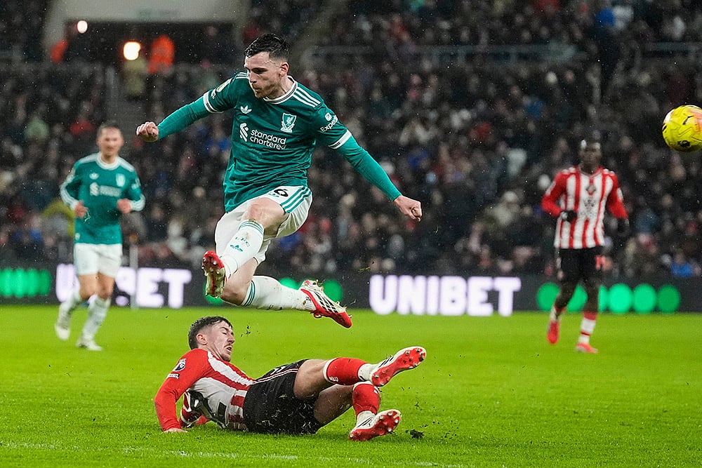 Sunderland vs Liverpool Premier League soccer-Trai Hume