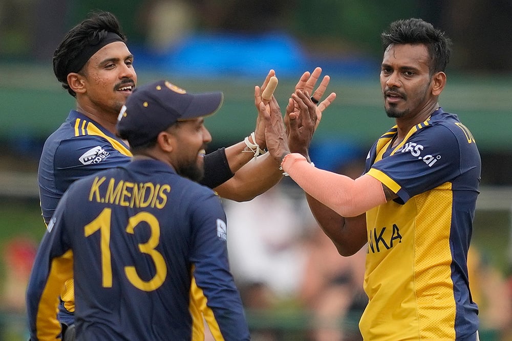 Sri Lanka vs Oman T20 World Cup Cricket-Dushmantha Chameera