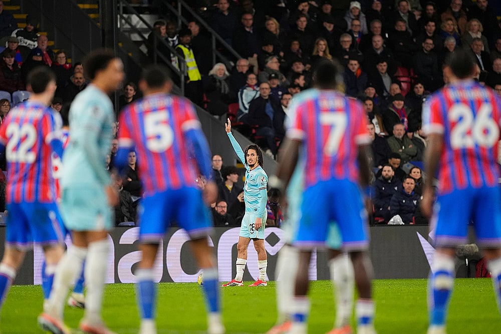 Crystal Palace vs Burnley Premier League soccer-Hannibal Mejbri