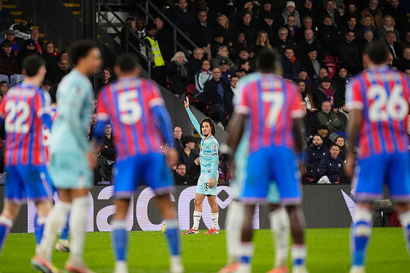 Crystal Palace vs Burnley Premier League soccer-Hannibal Mejbri
