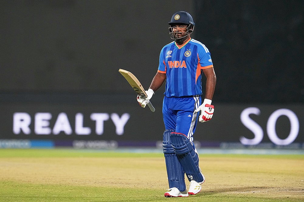 India vs Namibia T20 World Cup Cricket-Sanju Samson