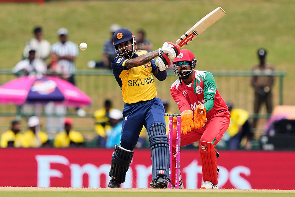 Sri Lanka vs Oman T20 World Cup Cricket-Kusal Mendis