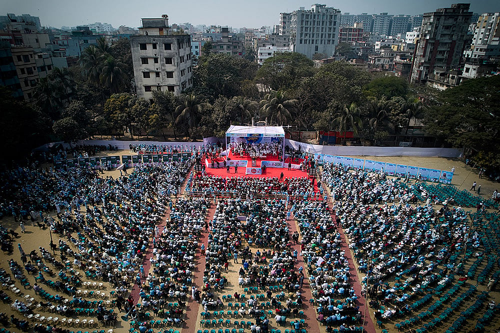Bangladesh parliamentary election 2026 photo-Jamaat-e-Islami leader Shafiqur Rahman