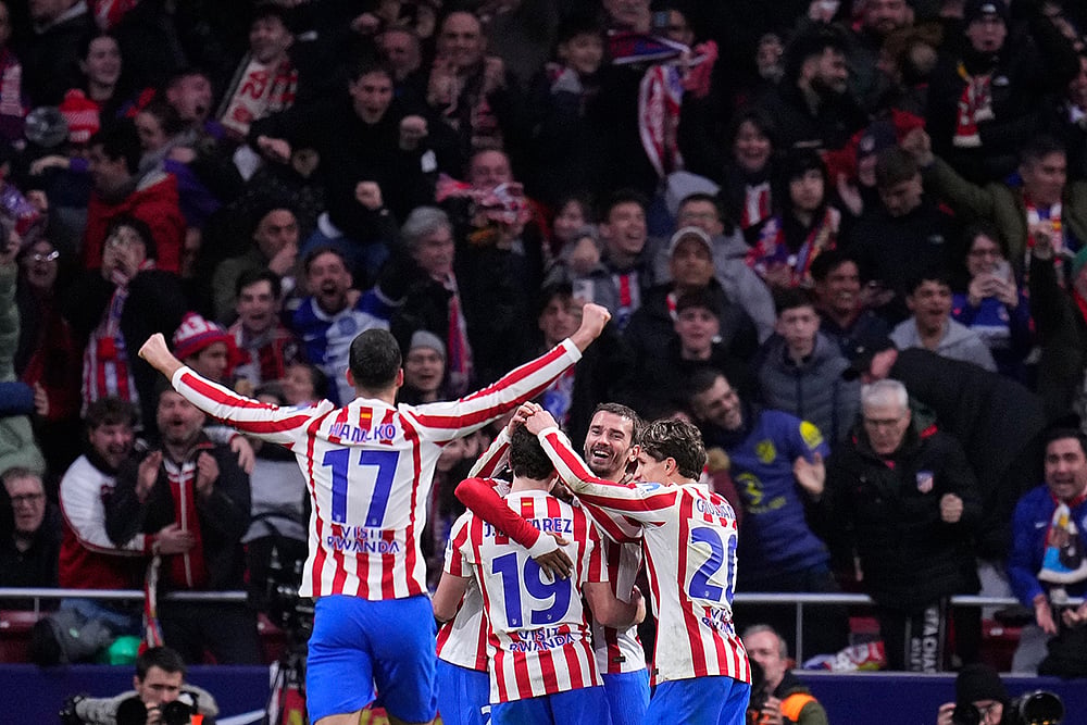 Barcelona Vs Atletico Madrid Spain Copa del Rey Soccer-Julian Alvarez