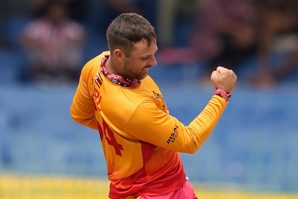 Australia vs Zimbabwe T20 cricket world cup match-Ryan Burl