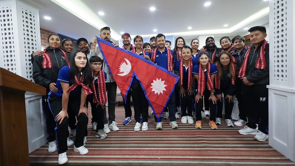 X/Nepal Photo Library : Nepal women's team ahead of the ACC Women's Asia Cup Rising Stars 2026 tournament.