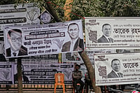 Anupam Nath : Security personnel guard near the chairman office of the Bangladesh Nationalist Party (BNP) before the national parliamentary election result is announced in Dhaka, Bangladesh, Thursday, Feb. 12, 2026. 