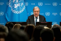 UN Financial Crisis: The Need For A Structural Overhaul |Source: IMAGO / Xinhua : UNITED NATIONS, Jan. 29, 2026 -- UN Secretary-General Antonio Guterres speaks at a start-of-year press conference at the UN headquarters in New York, Jan. 29, 2026. Guterres on Thursday warned that power is prevailing over law globally and called for the acceleration of multipolarity. (UN Photo Handout via Xinhua)