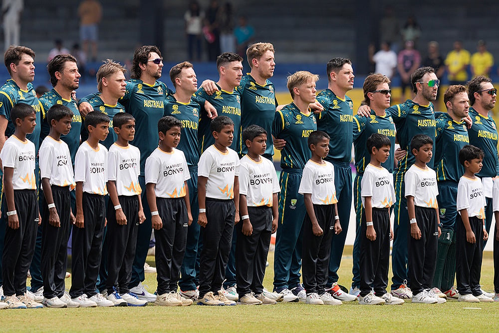 Australia vs Zimbabwe T20 cricket world cup match-Australias players