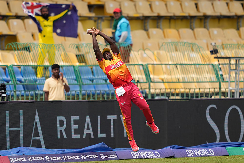 Australia vs Zimbabwe T20 cricket world cup match-Tony Munyonga
