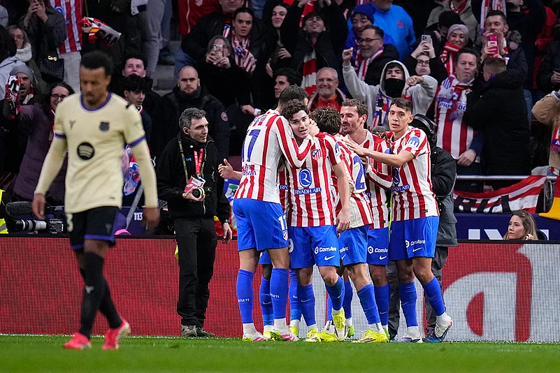 Barcelona Vs Atletico Madrid Spain Copa del Rey Soccer- Ademola Lookman