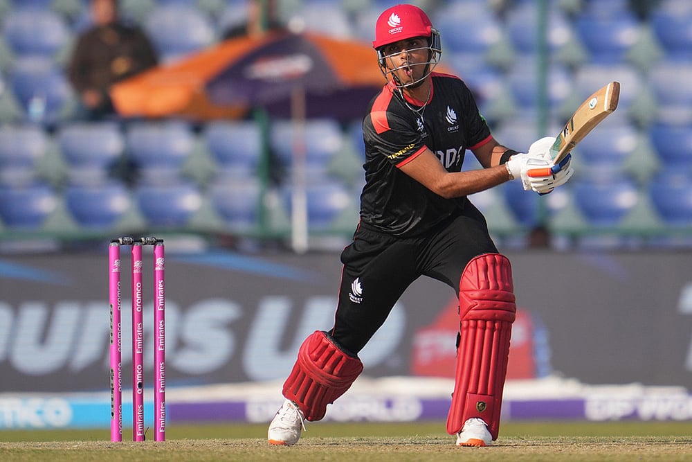 Canada vs United Arab Emirates T20 World Cup Cricket-Navneet Dhaliwal