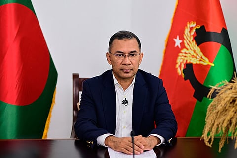 Bangladesh Nationalist Party Chairperson Tarique Rahman poses for a photograph in his party office in Dhaka, Bangladesh.