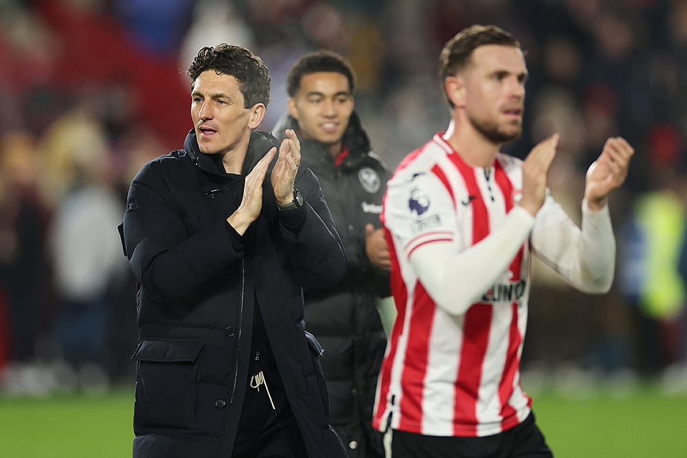 Brentford vs Arsenal Premier League soccer match-Keith Andrews