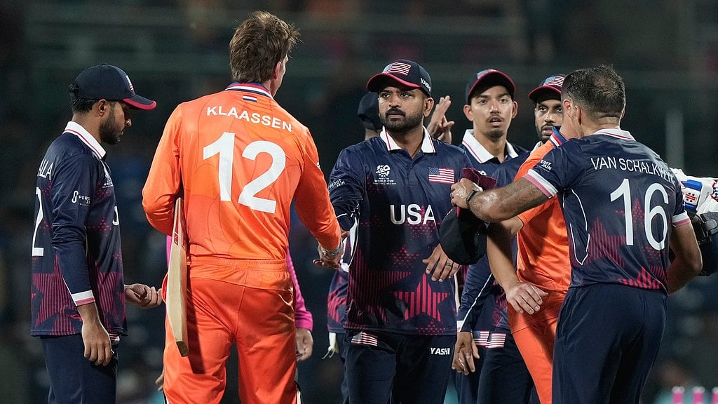 AP Photo/Mahesh Kumar A : USA clinched their first win of the ICC T20 World Cup 2026 after they beat the Netherlands by 93 runs at the MA Chidambaram Stadium in Chennai