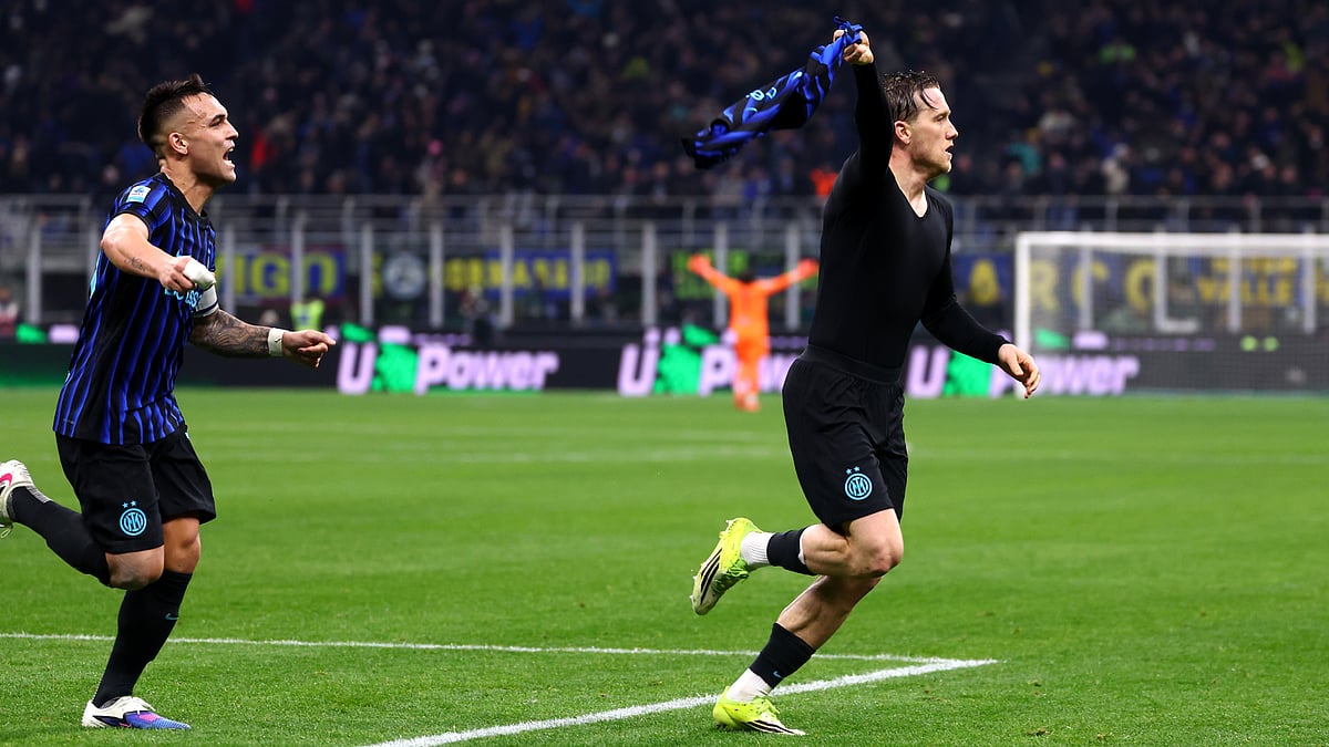 Opta : Piotr Zielinski wheels away in celebration after his winning goal