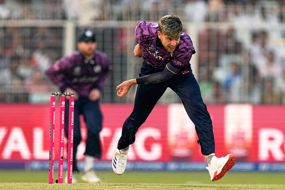 Scotland England T20 WCup Cricket Bradley Currie